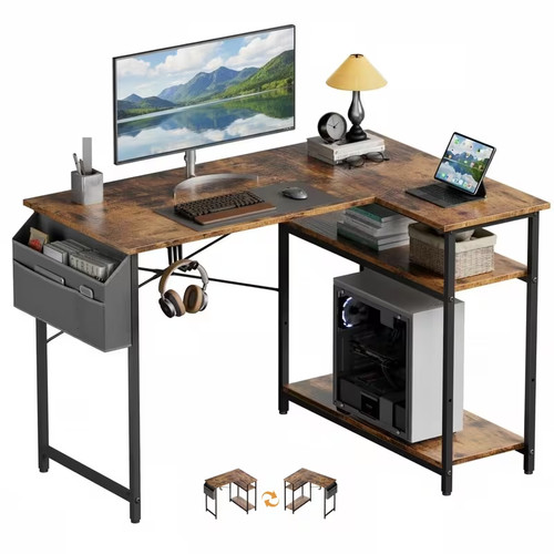 Shaped desk 110 80 - desk,,