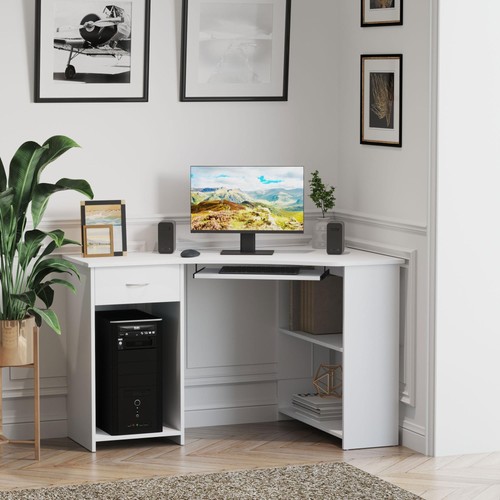 Shaped corner computer - l-shaped, desk