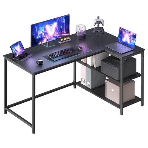 Shaped computer desk - shaped,