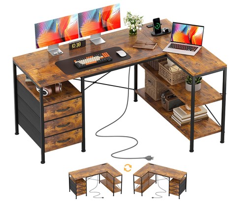 120cm corner desk - corner, with