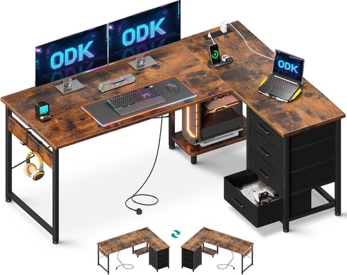 Odk corner desk - odk, drawers