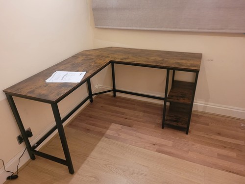 Shaped computer desk large - computer,