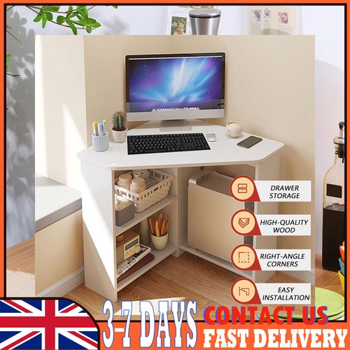 White wood office - white,