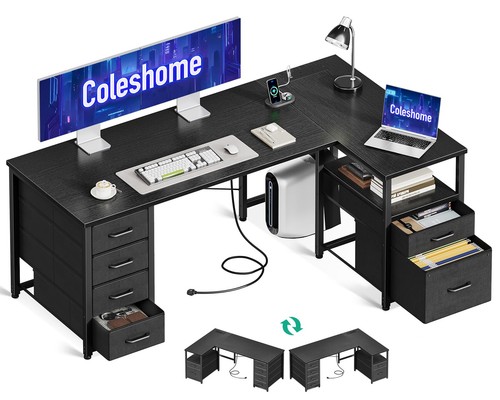 Coleshome computer corner desk - computer,