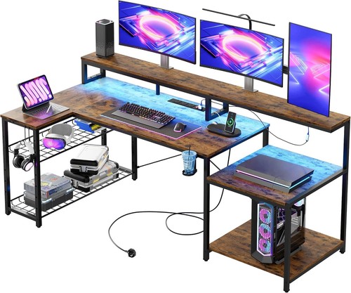 181cm shaped corner desk - l,