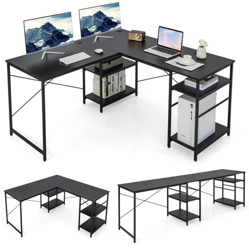 Shaped corner computer desk - corner,