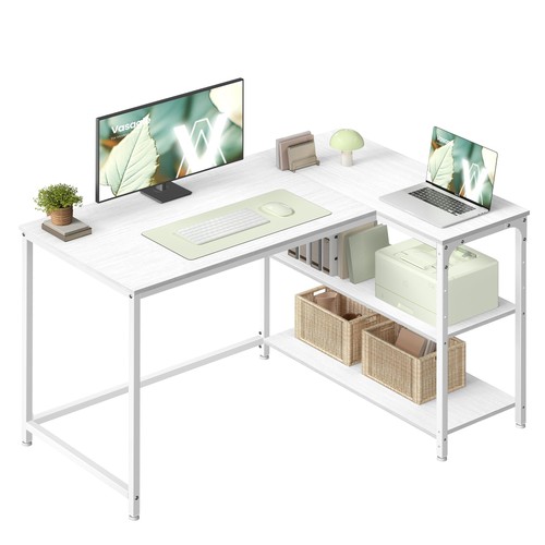 Vasagle shaped corner desk - vasagle,