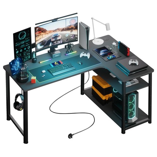 Shaped gaming desk - gaming,