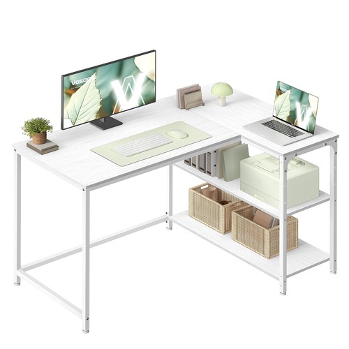 Shaped corner desk computer - desk,,