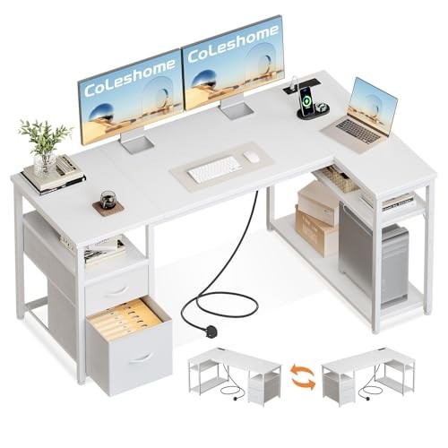 Computer desk with - computer,