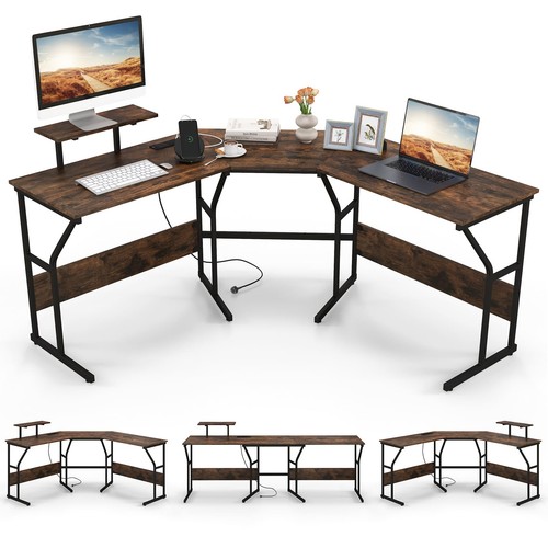 Shaped desk computer - l-shaped,