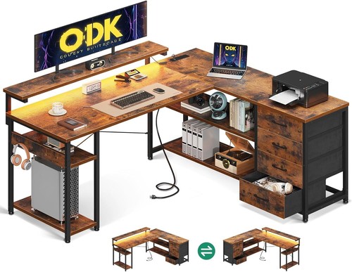 Odk corner desk with - odk,