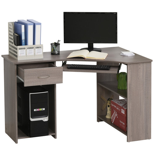 Shaped corner computer desk - corner,
