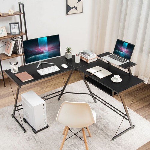 Corner computer desk shaped - corner,