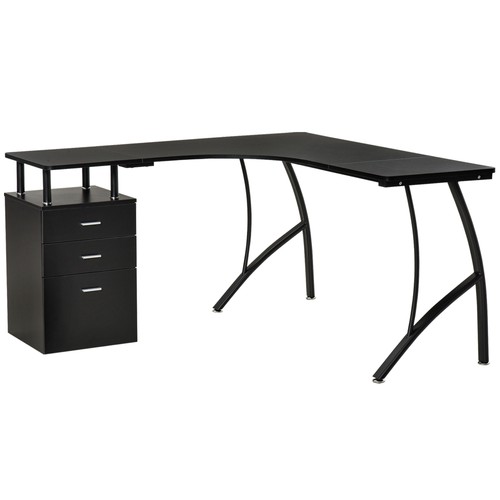 Homcom shaped corner - homcom, pc