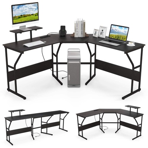 Shaped desk corner computer - l-shaped,