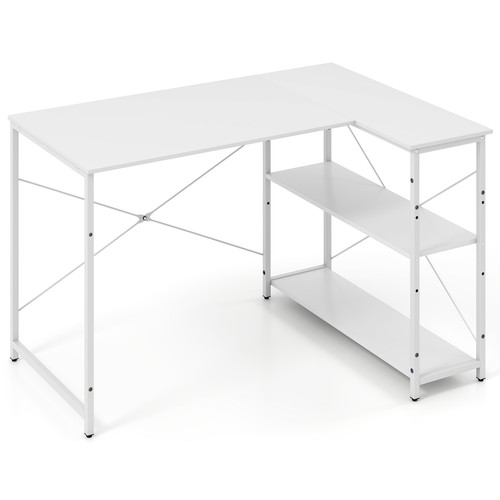 Costway shaped computer desk - l-shaped,