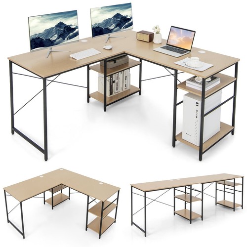 Shaped corner computer desk - corner,