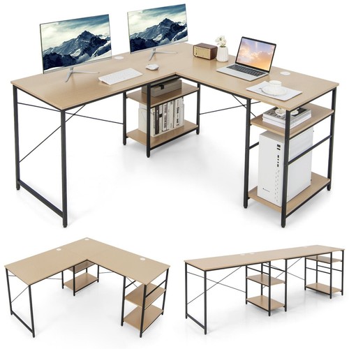 Large shaped computer desk - l-shaped,