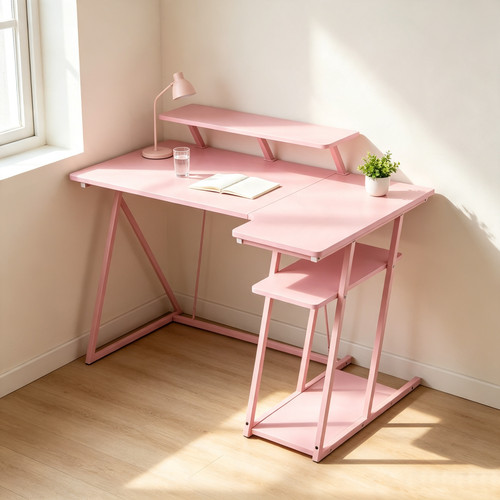 Pink shaped computer gaming - shaped,