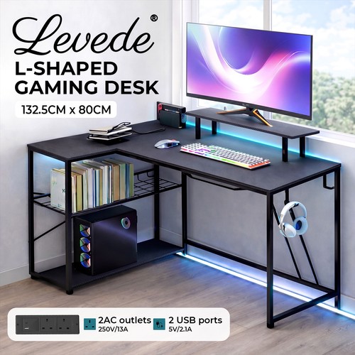 Levede gaming desk corner - levede,