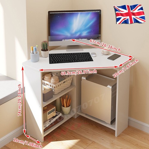 White wood office desk - wood,