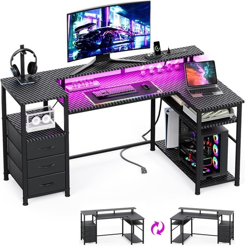 120cm shaped corner desk - 120cm, l