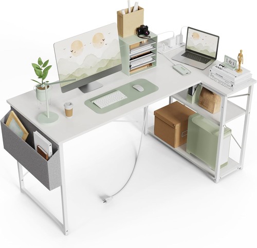 Shaped desk corner computer - desk,