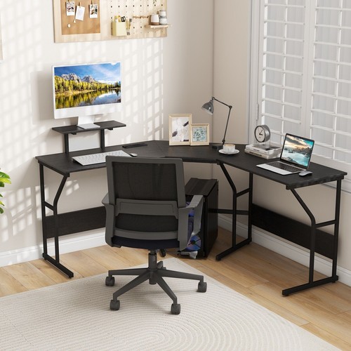 Shaped corner computer desk - l-shaped,