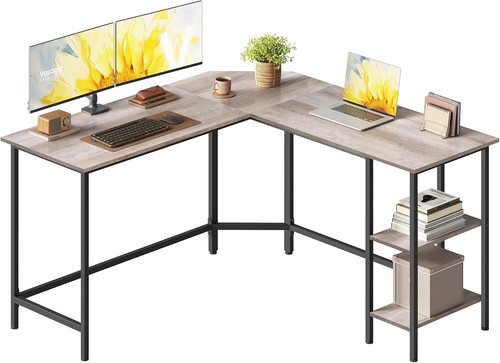 Computer desk shaped corner - desk,, l-shaped