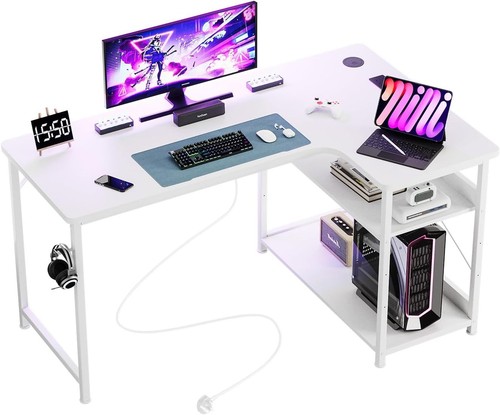Shaped gaming desk - shaped,