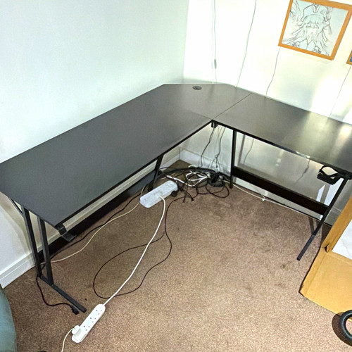 Black shaped corner - corner, computer