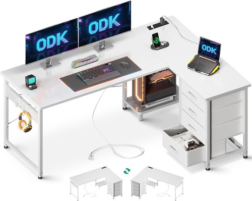 Odk corner desk - with, drawers