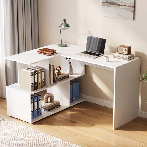 Shaped corner study desk - l-shaped,